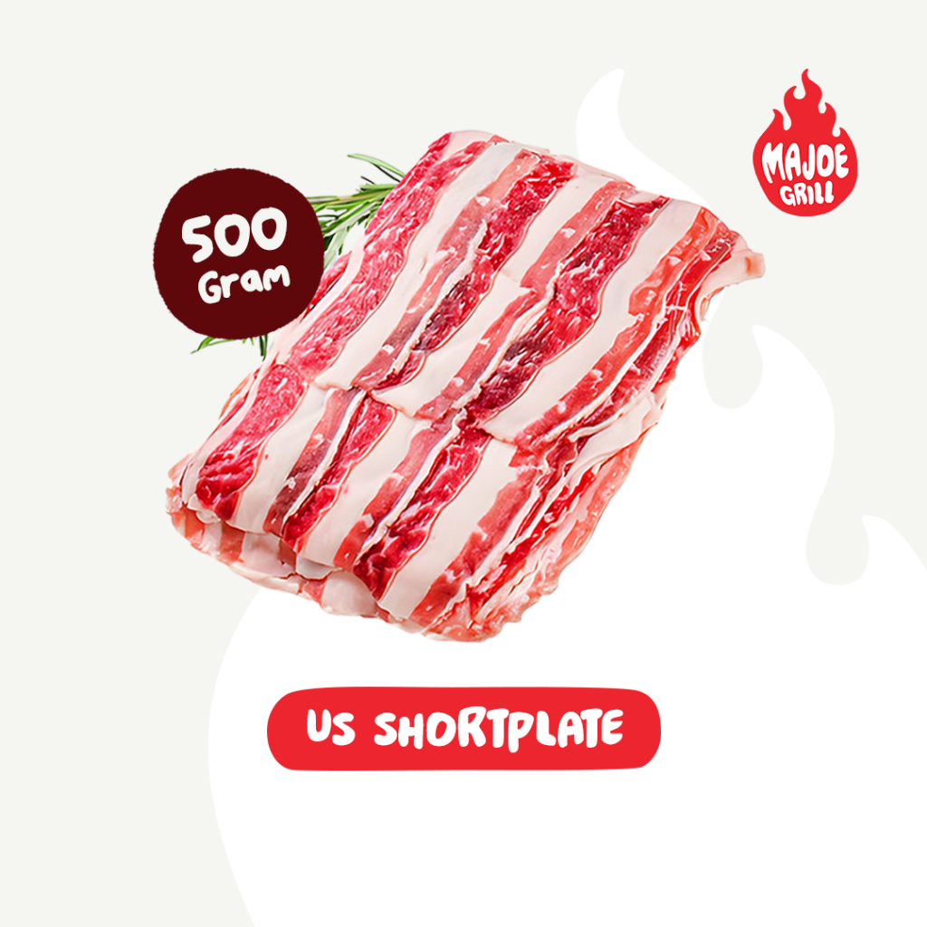 

US Shortplate Slice (500 gram) - INSTANT / SAMEDAY - Daging Sapi
