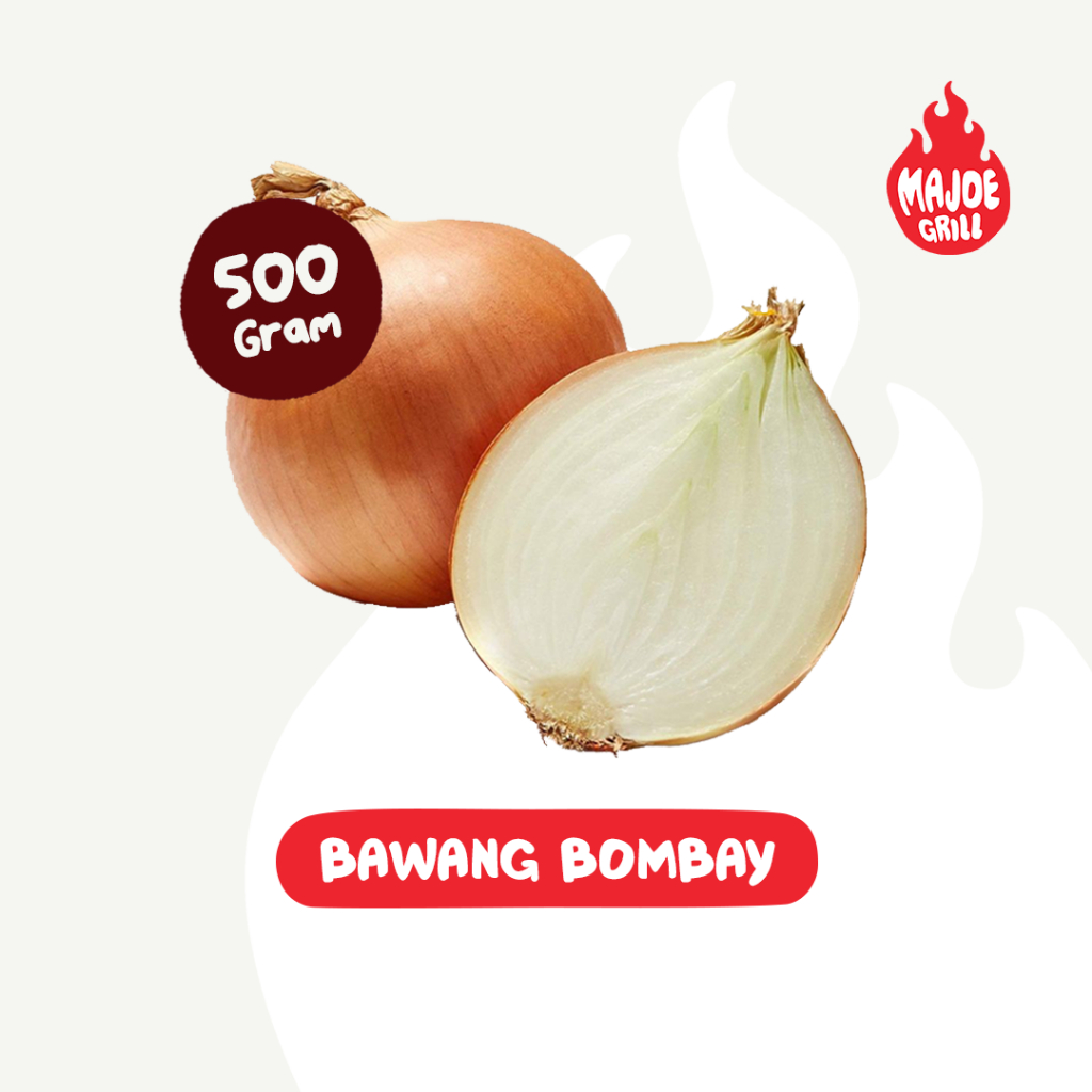 

Bawang Bombay Fresh (500 gram) - INSTANT / SAMEDAY - Sayuran