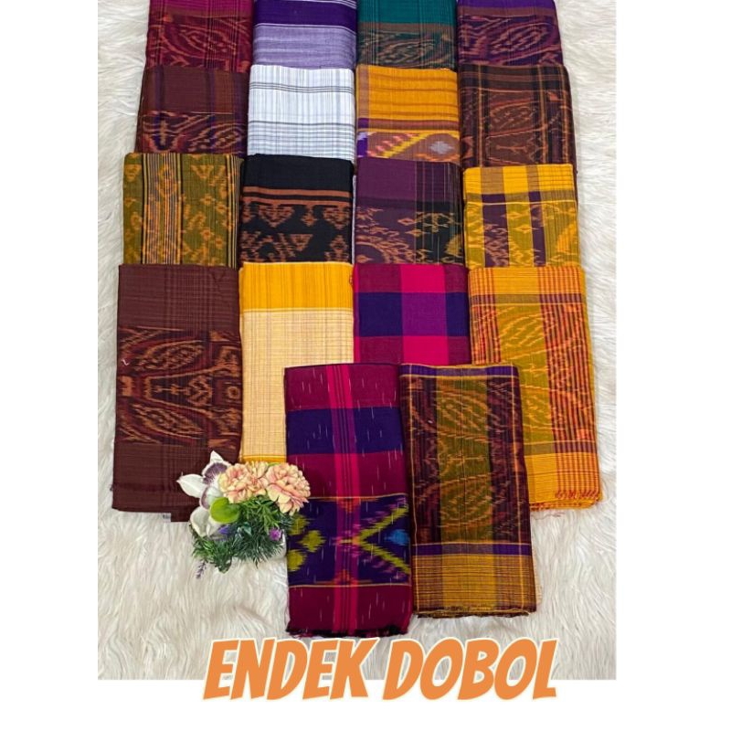 Kamen Lembaran Tenun Endek Dobol