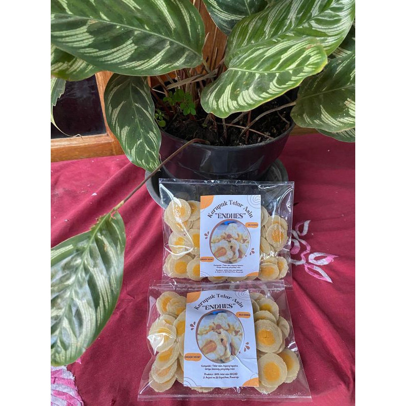 

Kerupuk Telur Asin "ENDHES" Mentah 100gr