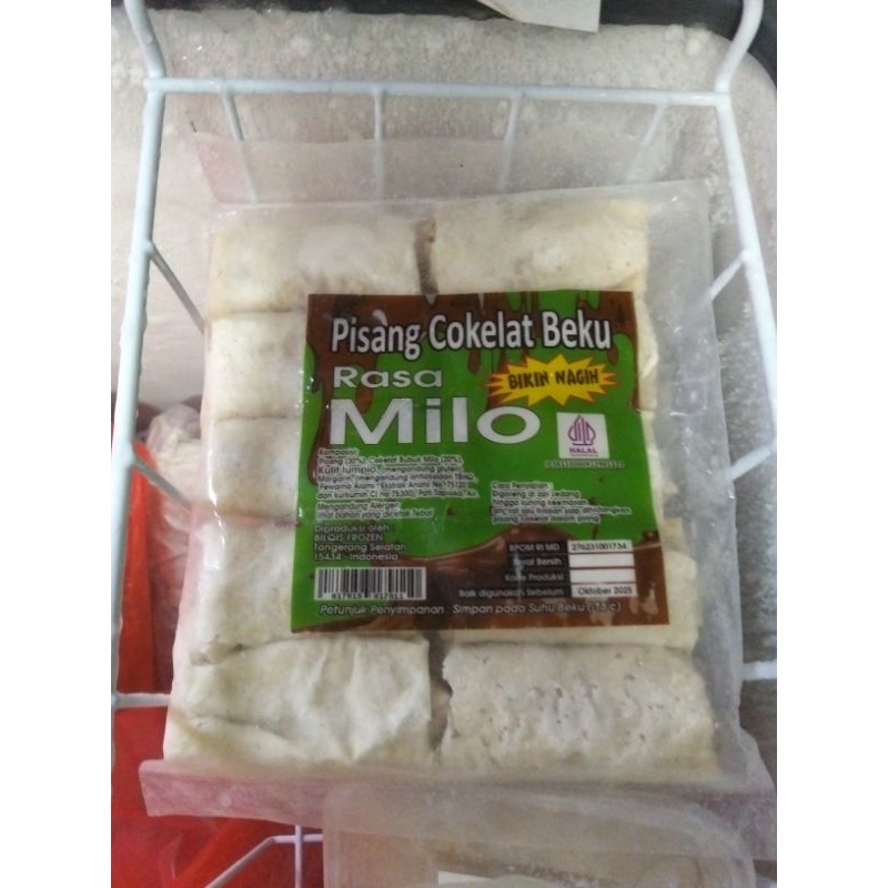 

Pisang Coklat Beku, Rasa MiLo Bikin Nagih, Camilan Manis