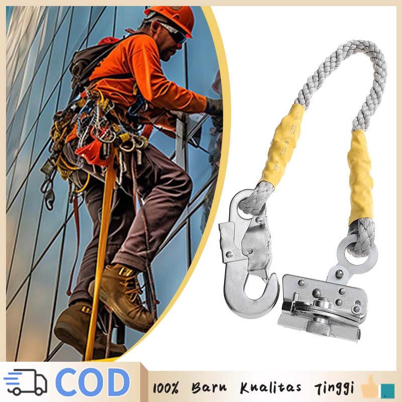 Sliding Rope Grab Tali Panjat Tiang Listrik Rope Lanyard Auto Stop Rope Grab Fall Arrester