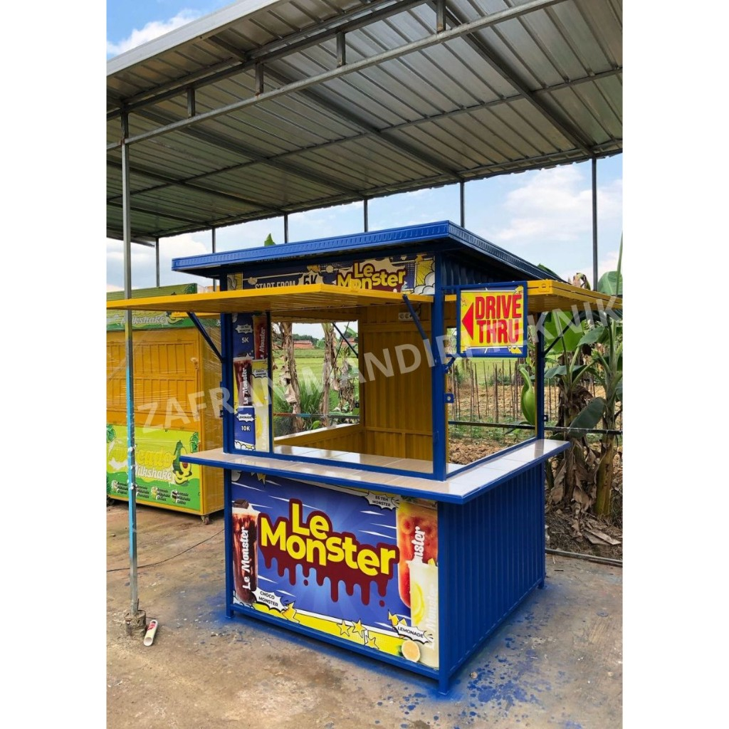 [Custom 14] Booth Semi Container (Berbagai Varian Ukuran)