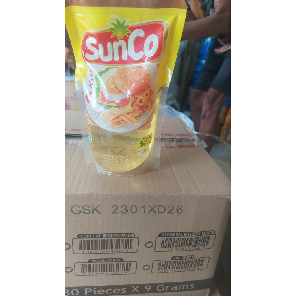 

Sunco minyak goreng sawit 500ml