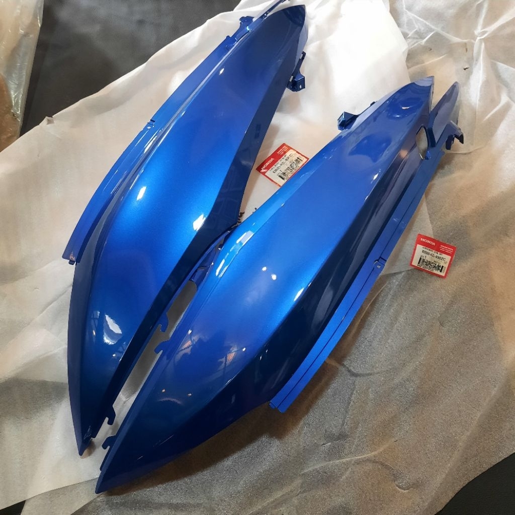83500 83600 KZL 930ZC COVER BODY SAMPING HONDA SPACY BIRU SET ORIGINAL AHM SET