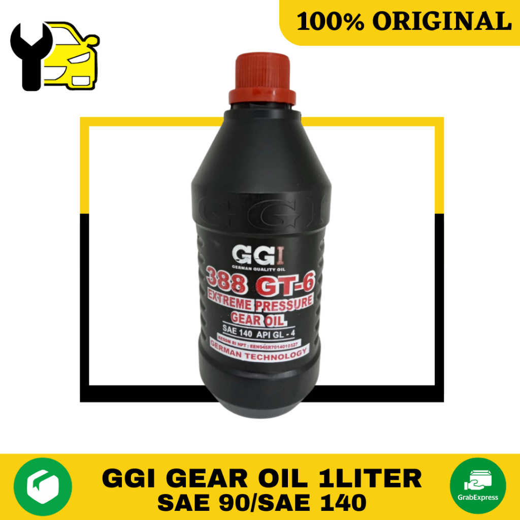 GGI Gear Oil Sae 90 & Sae 140 , Oli Gardan & Transmisi Manual 1 Liter