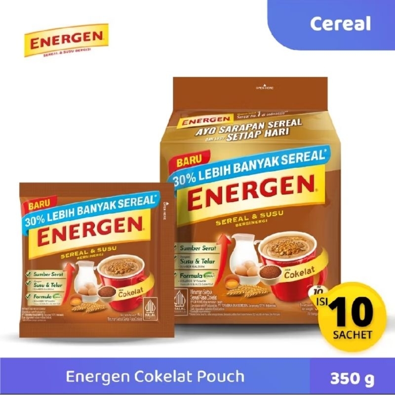 

Energen Coklat Pouch isi 10 sachet