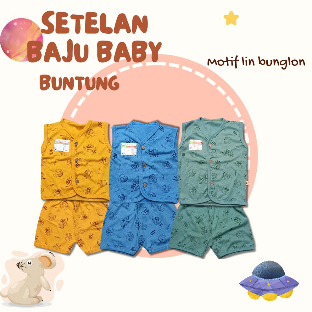 USCITA BABY - BAJU BABY BUNTUNG LIN BUNGLON - SETELAN BAJU BABY DAN ANAK