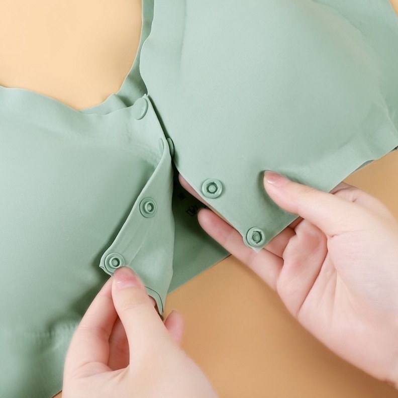 KODE O62L BH MENYUSUI KANCING BUKA DEPAN BH SEAMLESS ELASTIS BLUKURAN JUMBO SUPER CANTIK MELAR DAN B