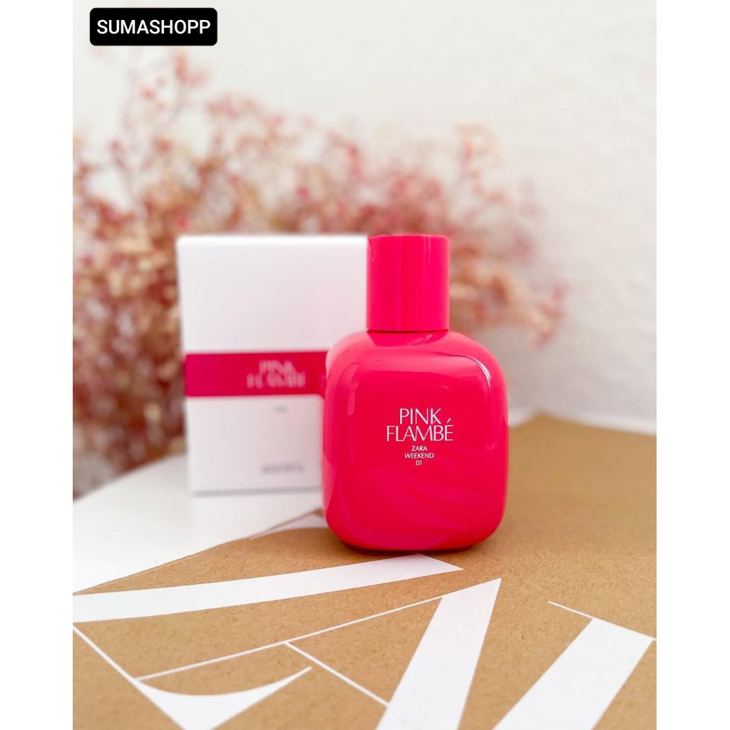 [COD] PARFUM ZARA PINK FLAMBE ORIGINAL EDP WANITA 90ML