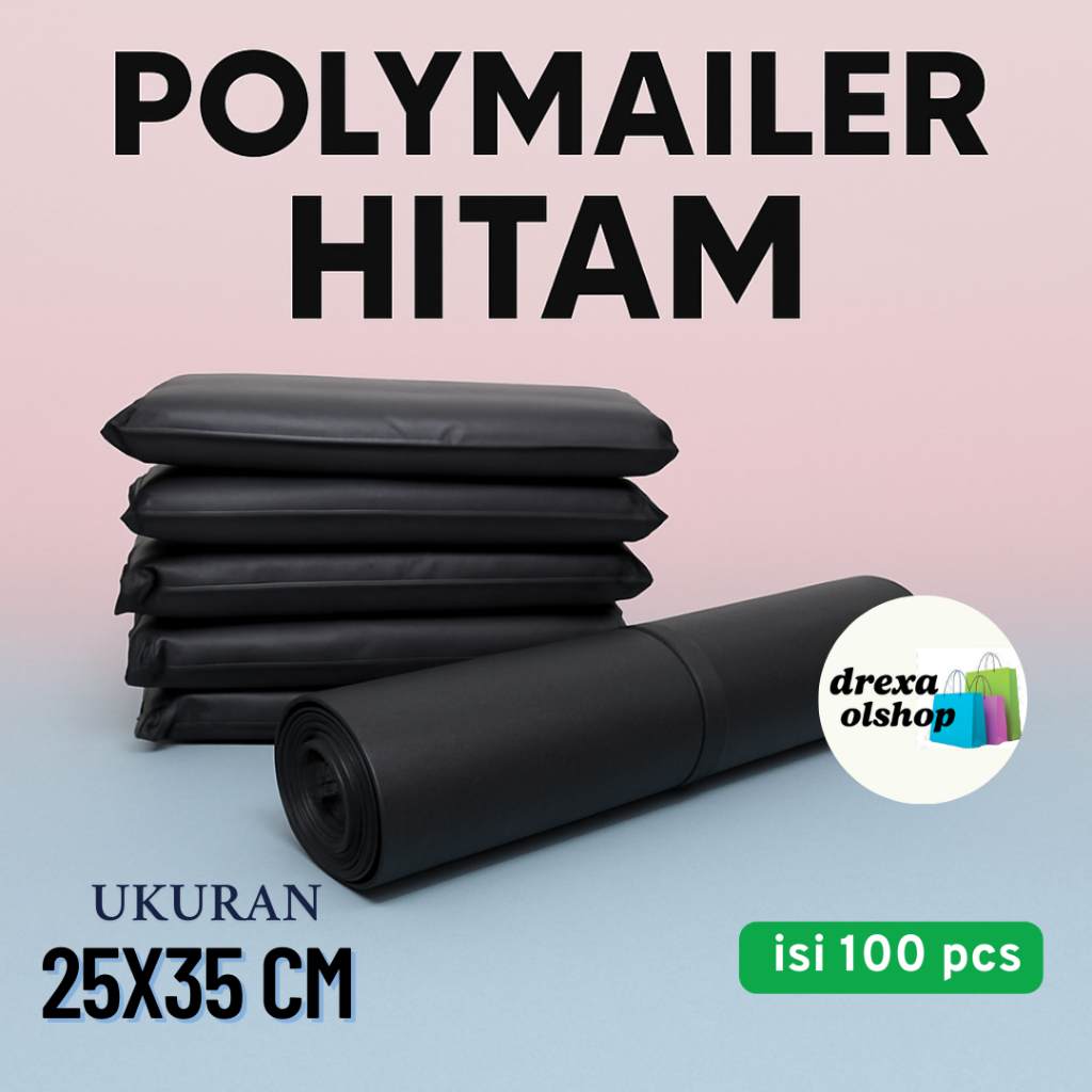 

Dck [ekonomis] Plastik packing polymailer/ amplop polymailer 25x35 cm isi 100 lembar
