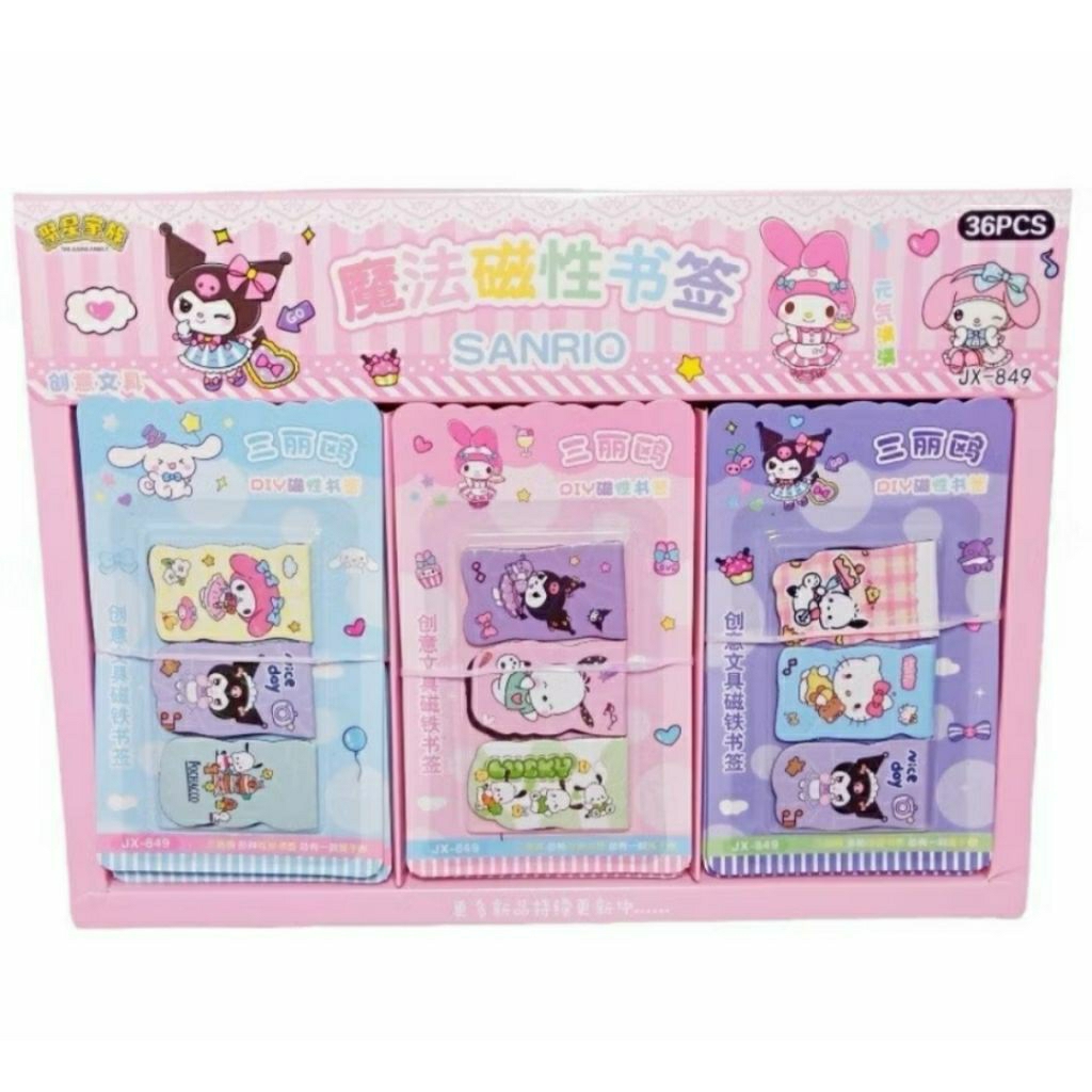 

Pembatas Buku magnet dan kertas Min.pembelian 10rb