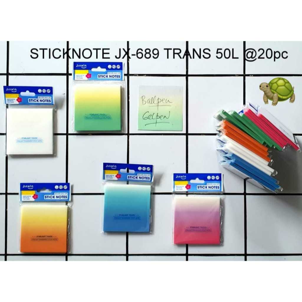 

Jinxin Stick Note JX-689 Gliter Transparan 50L