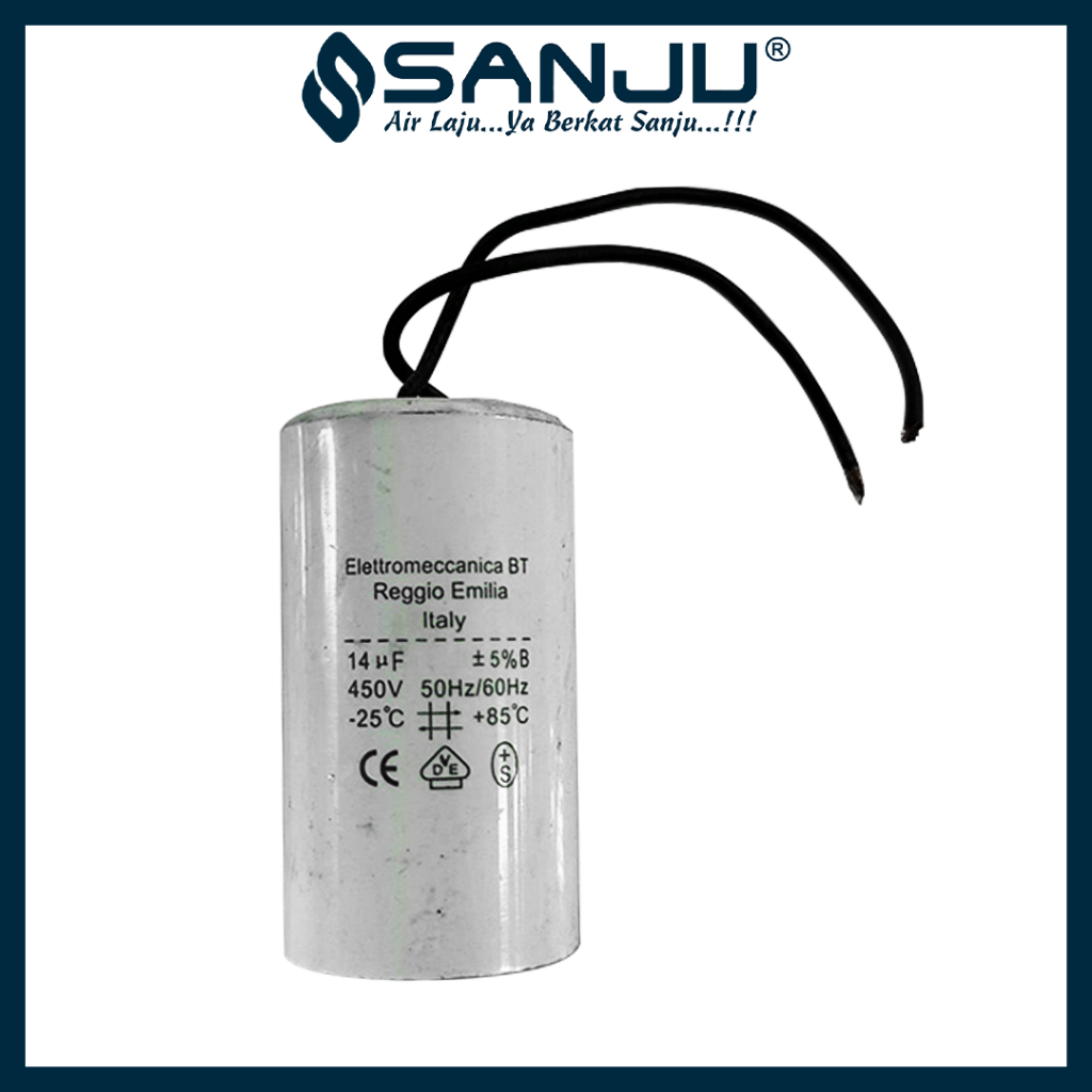 Sparepart Sanju Capacitor 14 µF SJ 370 (sj3dw2.1s) / Capacitor 14 µF Original SJ 370