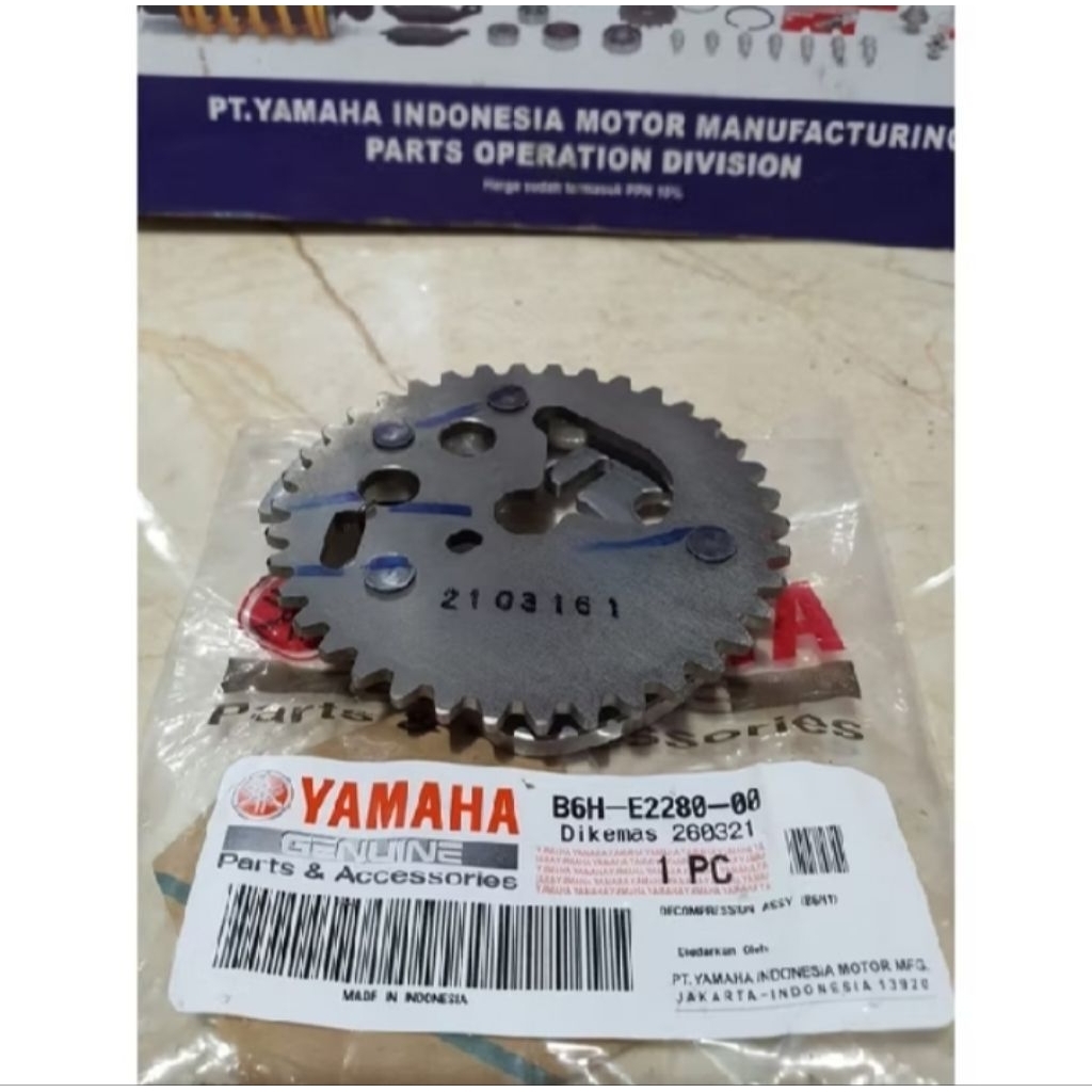 GIR GIGI SENTRIK TIMING B6H-E2280-00 DECOMPRESSION NEW NMAX AEROX 2020 ASLI ORI YAMAHA