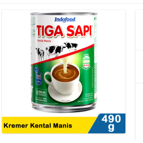 

tiga sapi kremer kental manis 490g