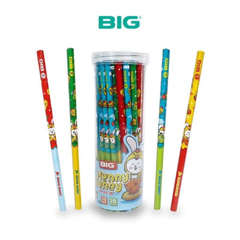 

(1 POT ISI 50) 50 Pcs BIG Pensil 2B Karakter