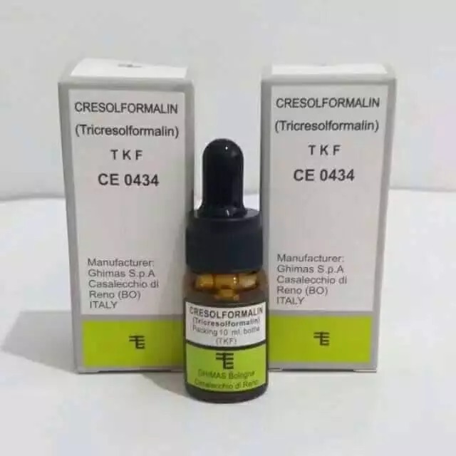 TKF cresolformalin Ghimas Italy 10ml tricresolformalina bahan gigi