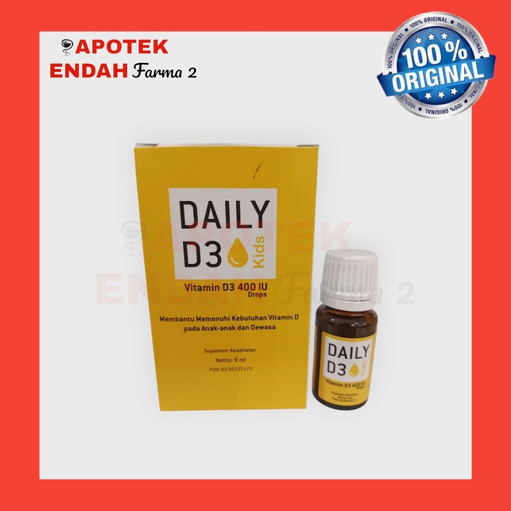 DAILY D3 DROPS VITAMIN D3 UNTUK ANAK