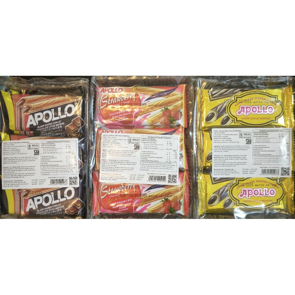 

APOLLO STICK WAFER ISI 12 PCS