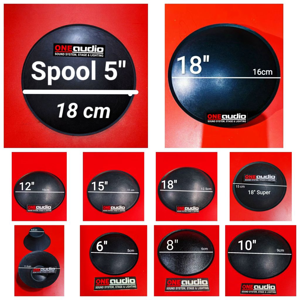 Dop speaker 6 inch 8 inch 10" inch 12inch 15inch 18inch / tutup spul speaker / dus cup speaker full 