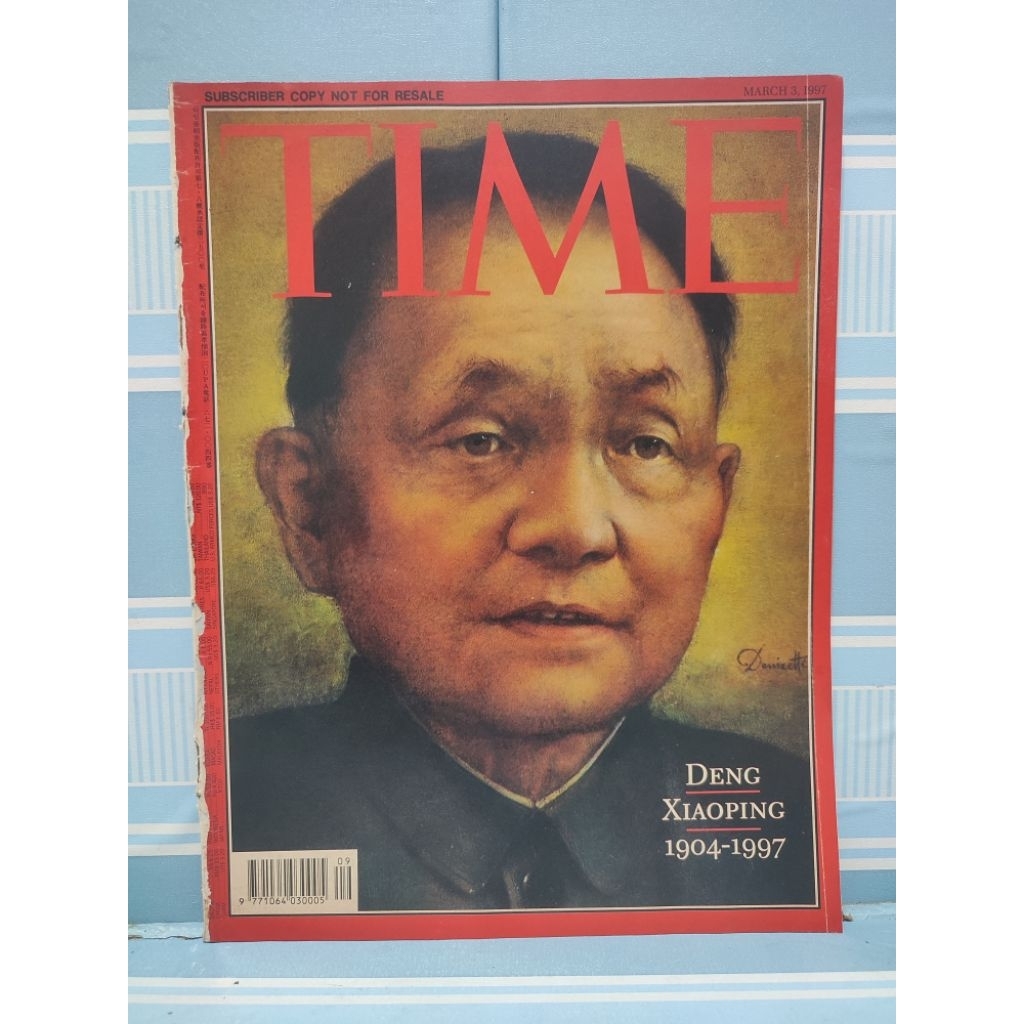 Majalah time deng xiaoping 1904-1997 edisi 3 march 1997