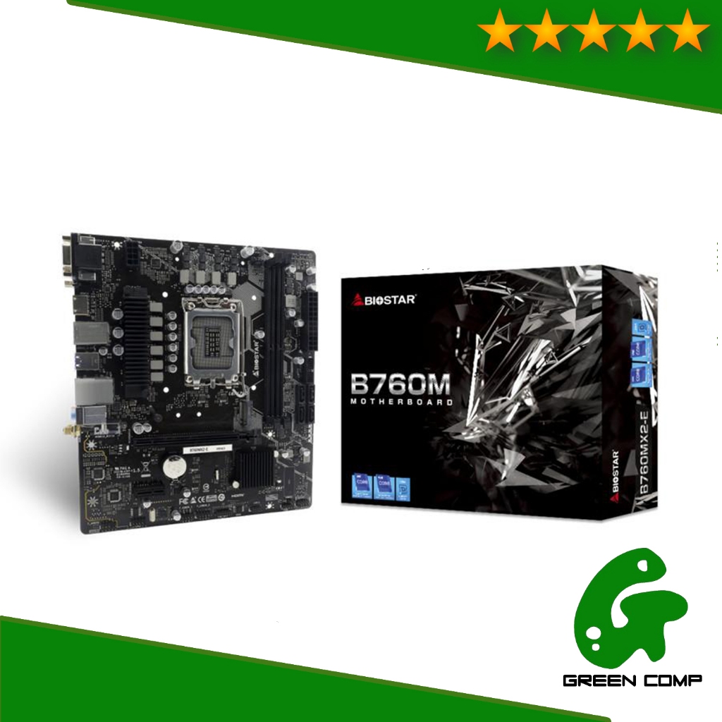 MOTHERBOARD INTEL BIOSTAR B760MX2-E D4 B760