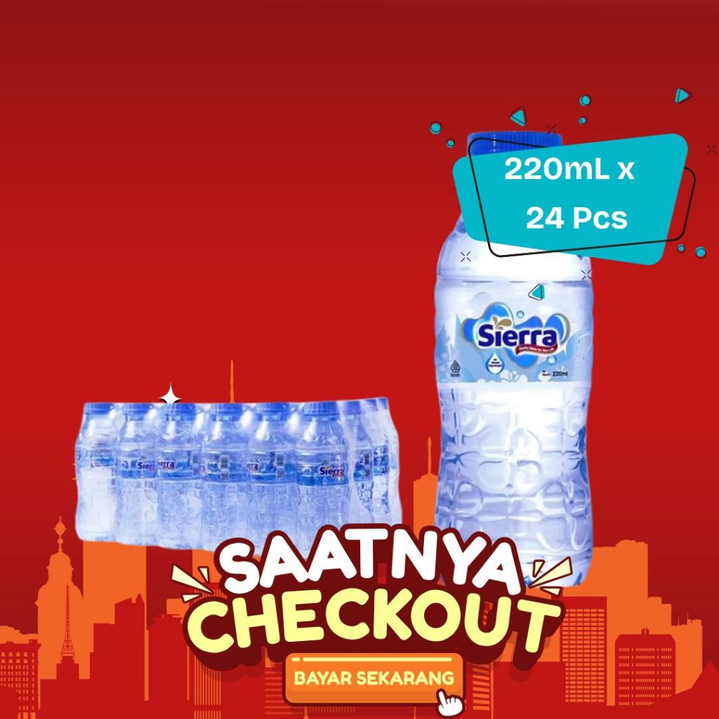 SIERRA COMPACT MINERAL WATER 220ML 1 DUS ISI 24PCS