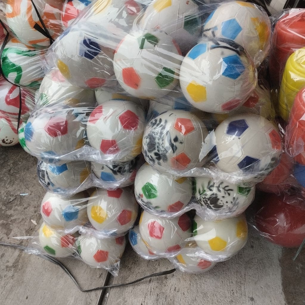 Mainan Bola Plastik KECIL ISI 6 PCS / Mainan Anak / Mainan Olahraga