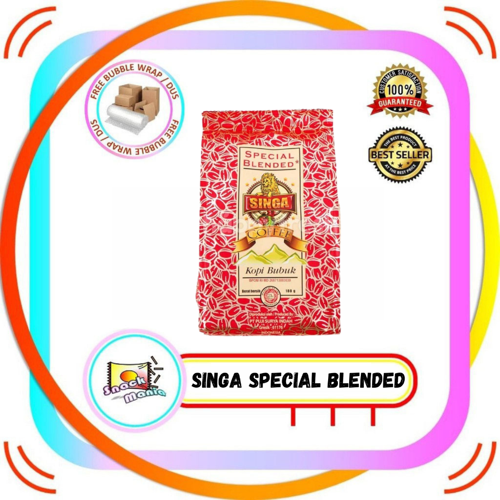 

Kopi Cap Singa Bubuk Special Blended Coffee ~ 180 gr