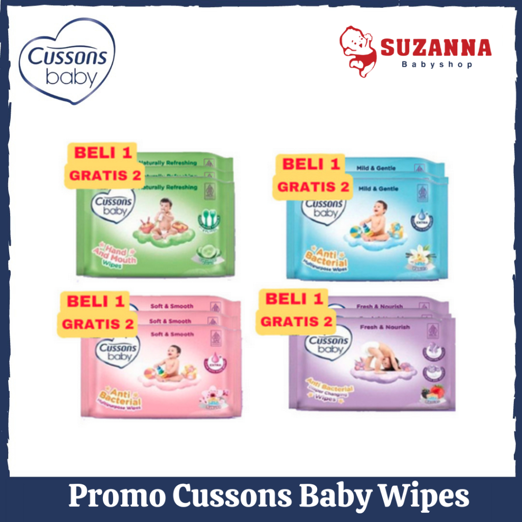 Cussons Baby Wipes - Tisu Basah Bayi