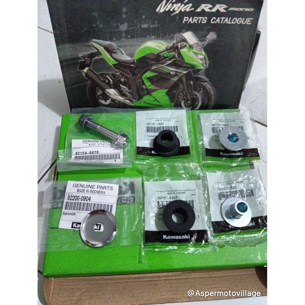 baut bosh gantungan silincer knalpot ninja250 fi, ninja RR mono