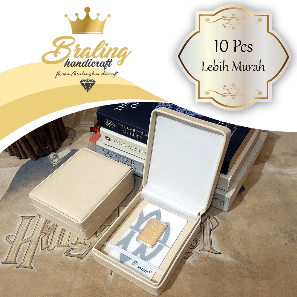 KODE O92A Kotak Emas Antam UBS LM Minigold Logam Mulia Batangan Gold Gift Box Tempat Hadiah Kado Ema