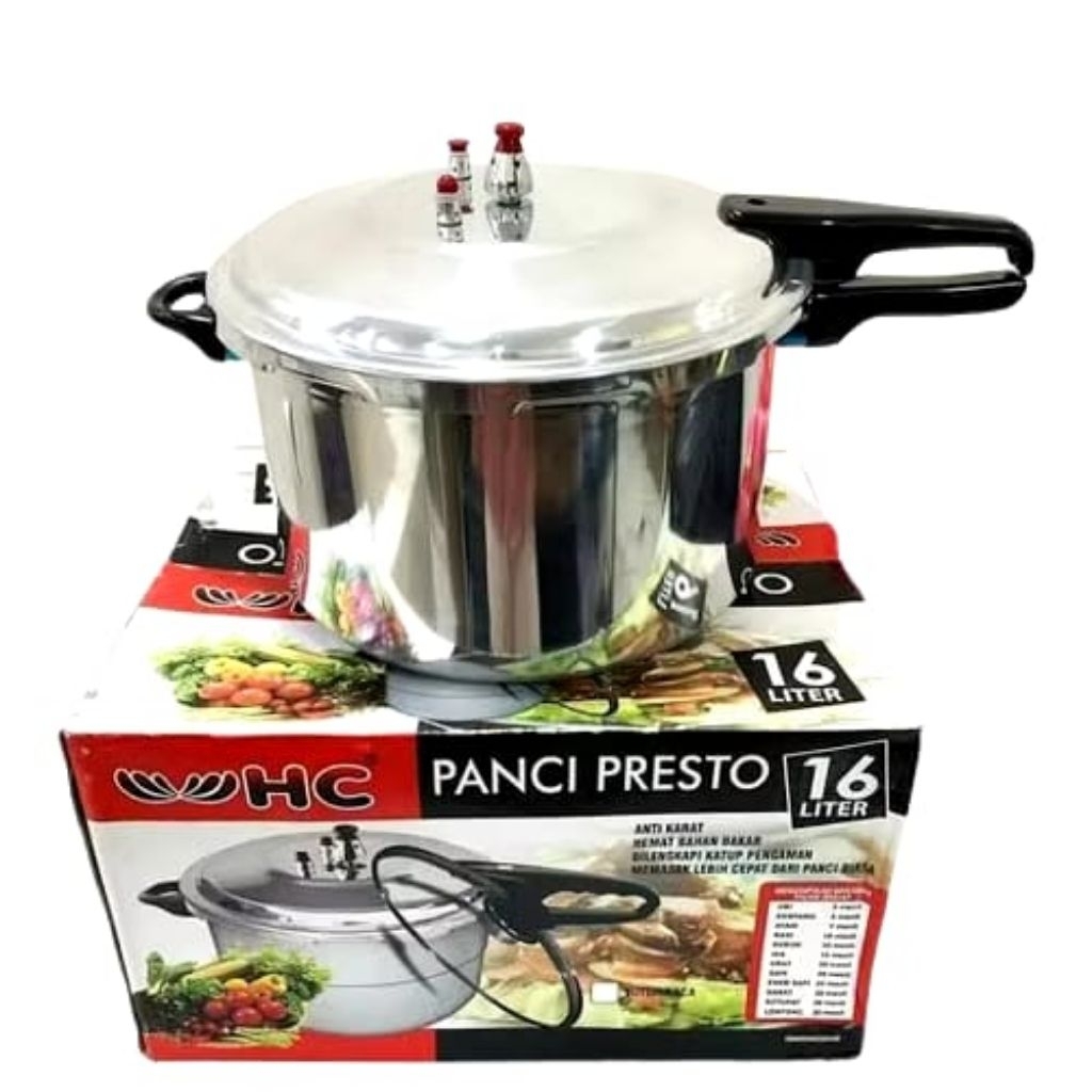 HC presto 16 liter I Pressure coker stainless I PRESTO HC 16 LITER