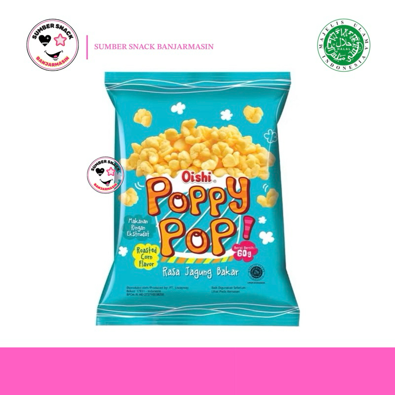 

Oishi Poppy Pop Jagung Bakar (60g)
