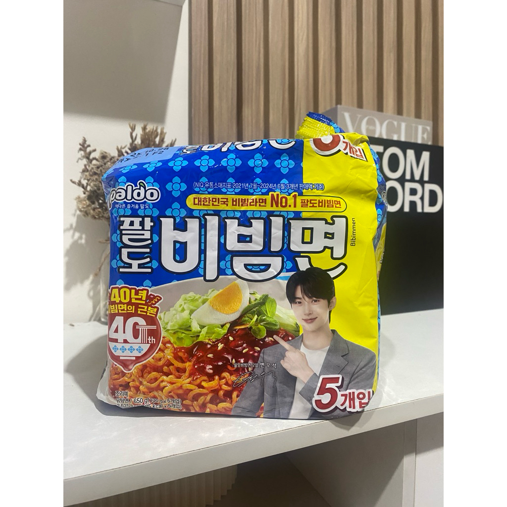 

[READY] Paldo Bibimyeon Korea 1 pack isi 5 pcs mie korea original bibimyon mie dingin cold noodle