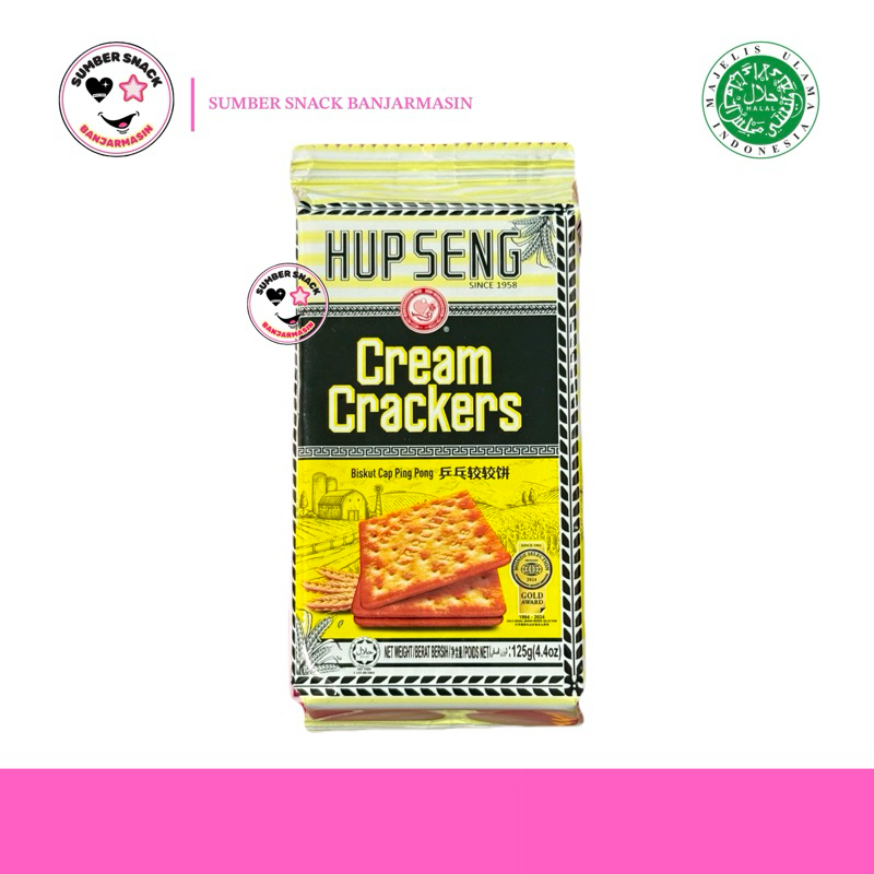 

Hup Seng Cream Crackers Biskuit (125g)