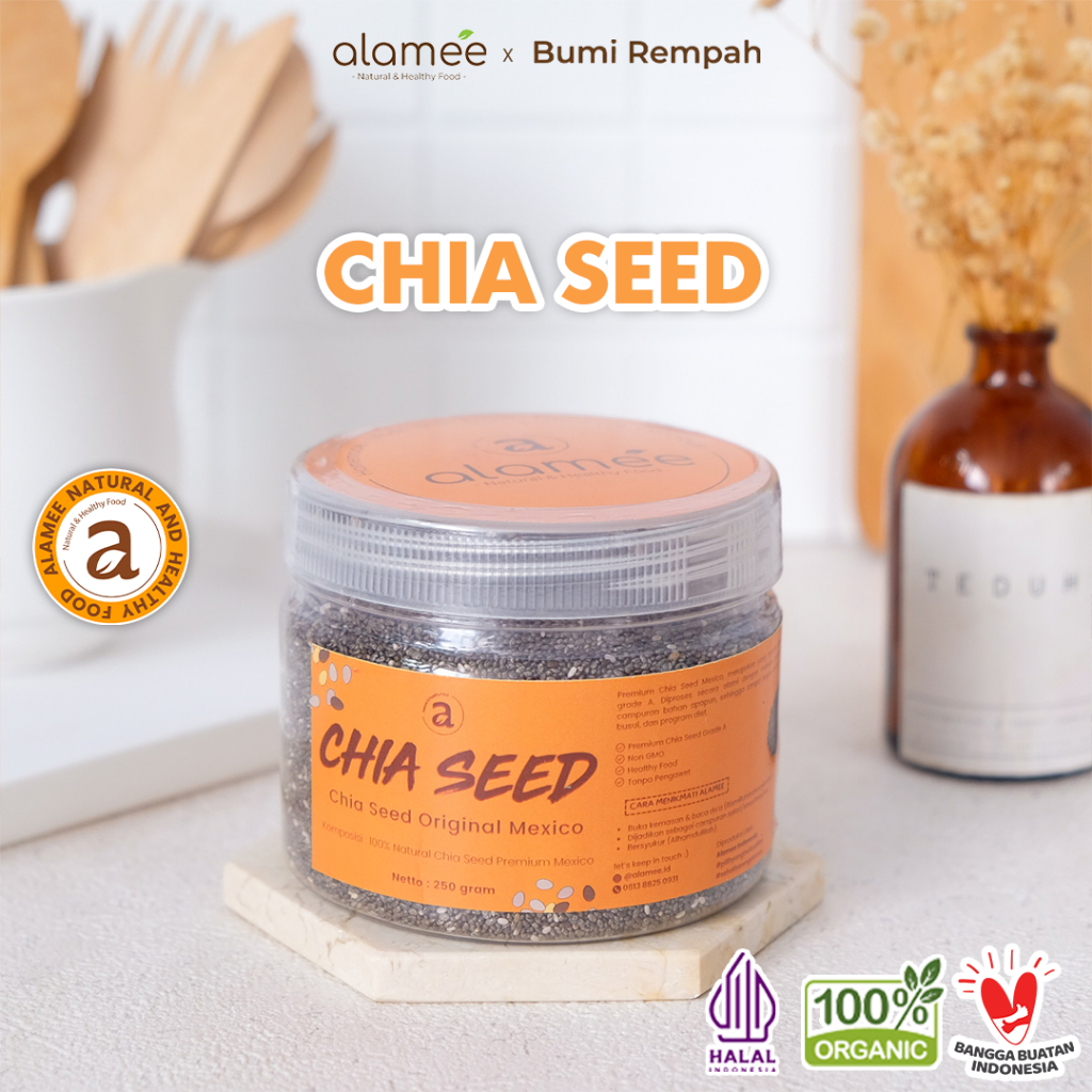 

Chia Seed untuk Diet Premium Organik Biji Chiaseed 250gr Black Seeds Organic Super Food natura food
