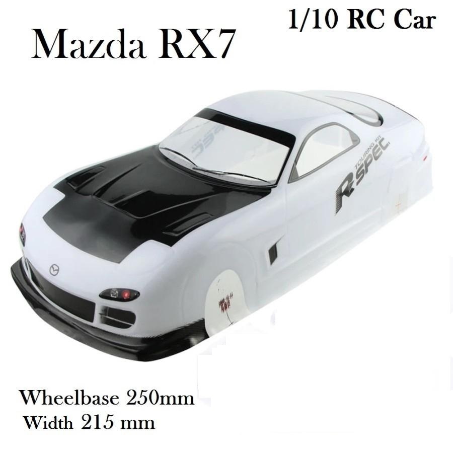 Body Shell Mazda RX7 1/10 Rc Rally Drift Car Hsp Kyosho