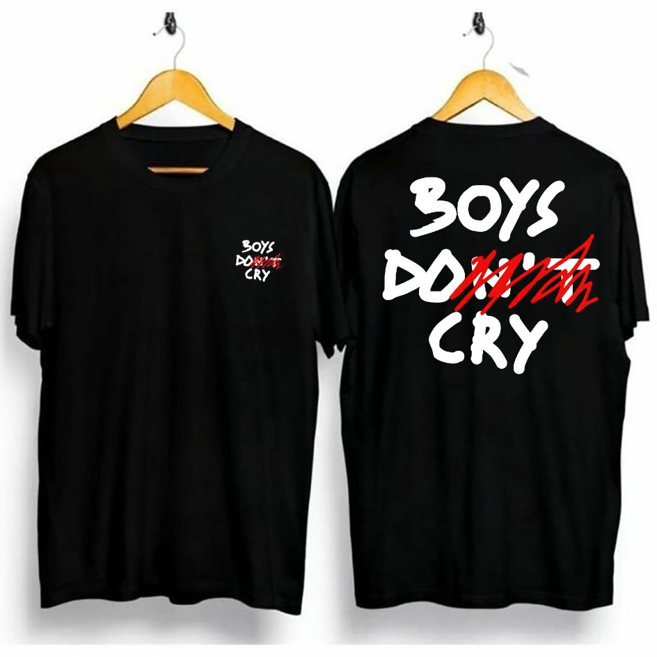 Aisuke~Clothing T-Shirt Kaos Distro Musik Band Boys Dont Cry / Katun 24s Free Stiker
