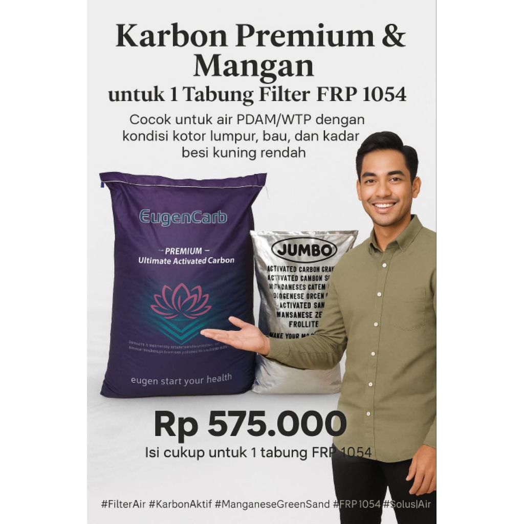 Paket Media Filter Air Kuning dan Bau Besi Karat