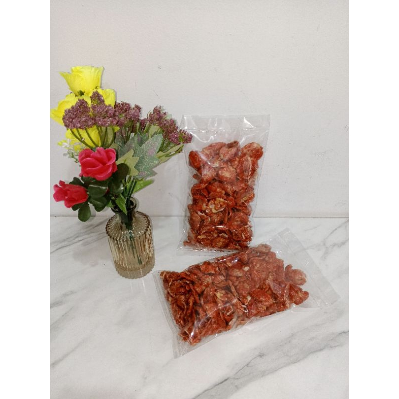 

Emping Pedas Manis Berat 250GR