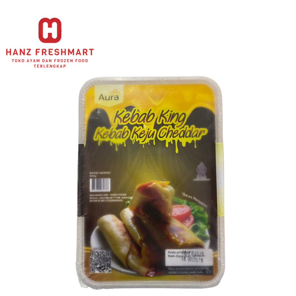 

Aura Kebab King Keju Cheddar - Hanz Freshmart