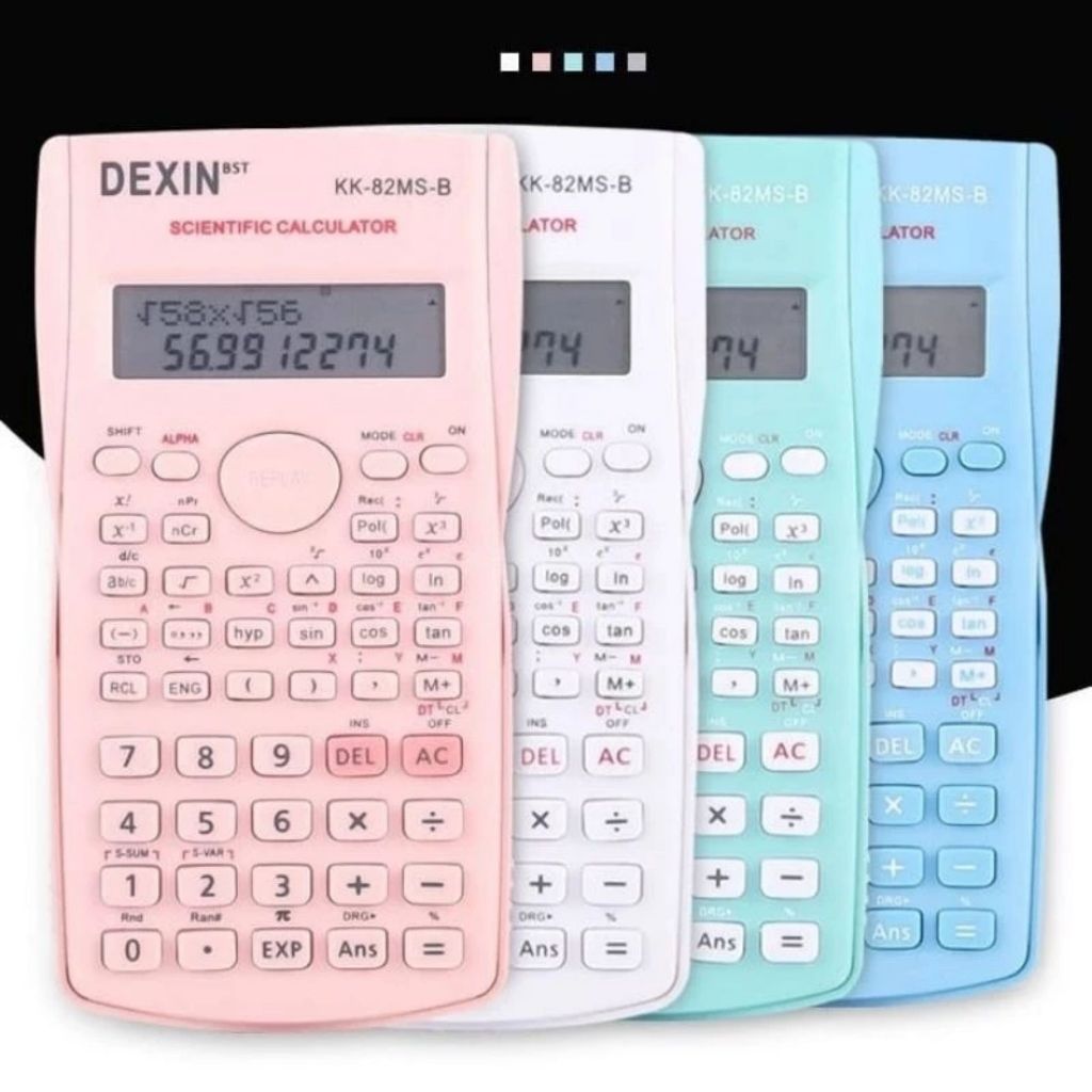 

Kalkulator Color Function Scientific Kalkulator 24 Fungsi Kalkulasi 3 Warna scientific calculator
