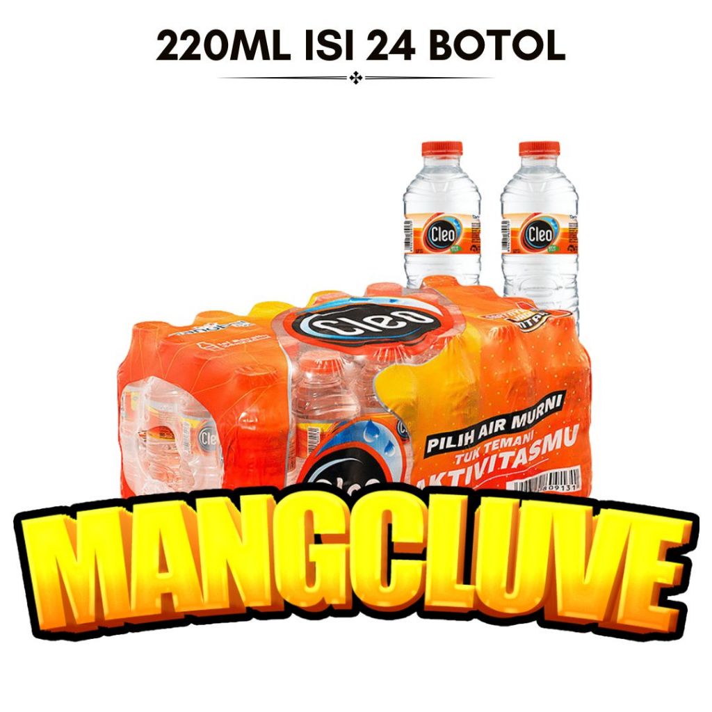 

Cleo Air Mineral 220ml isi 24 botol