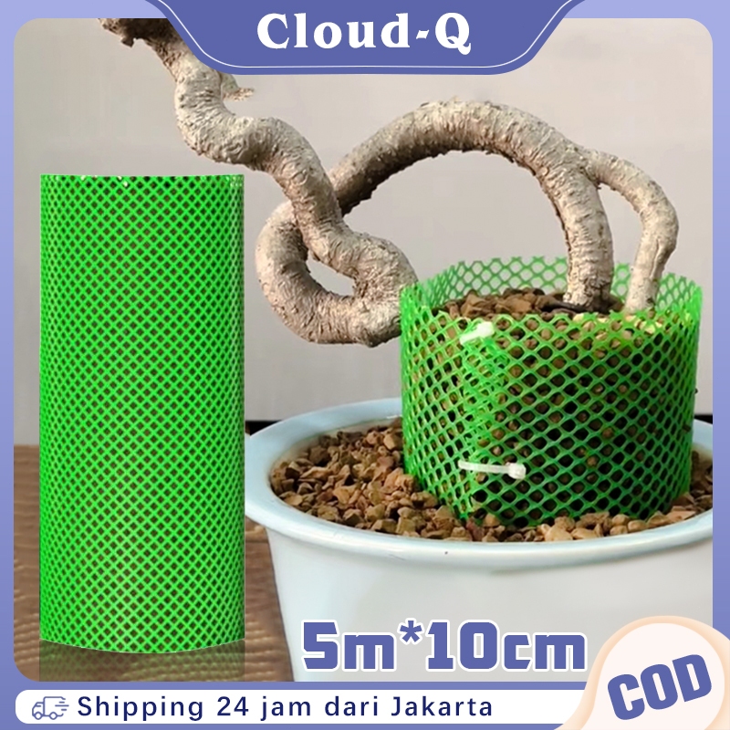 Lintang Gardening Jaring Plastik Tinggi Tanaman Pot Alas Lubang Bawah Pot Bunga Jaring Kawat Plastik