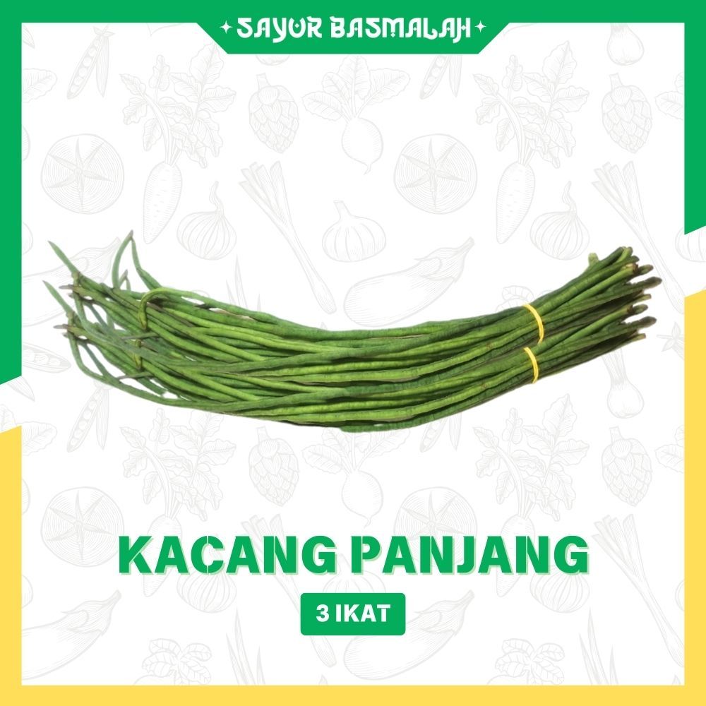 

Kacang Panjang Fresh 3 Ikat- Sayur Basmalah