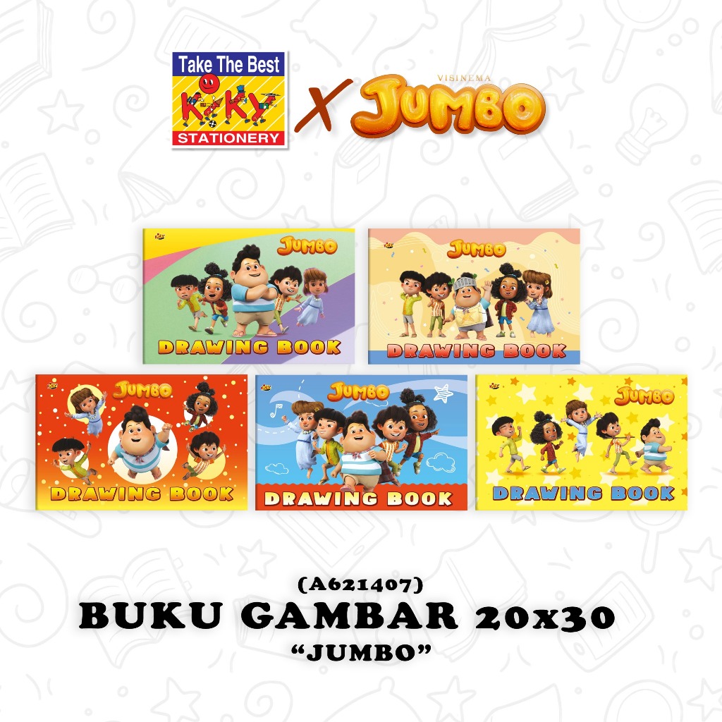 

KIKY X JUMBO Edisi Spesial Buku Gambar (Uk. 20 x 30 cm) - 1 Buku