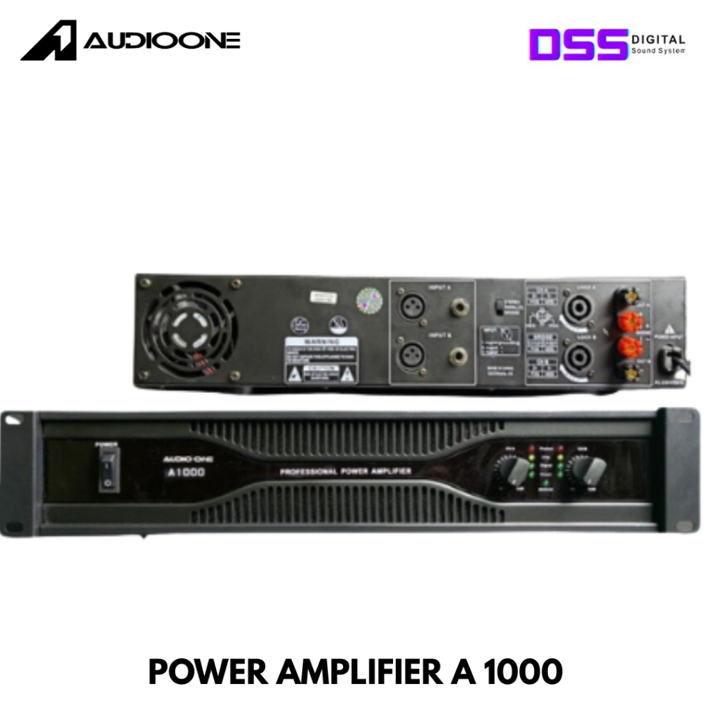 Power Amplifier AudioOne Type A-1000 ORIGINAL 100% - digital sound system - dss