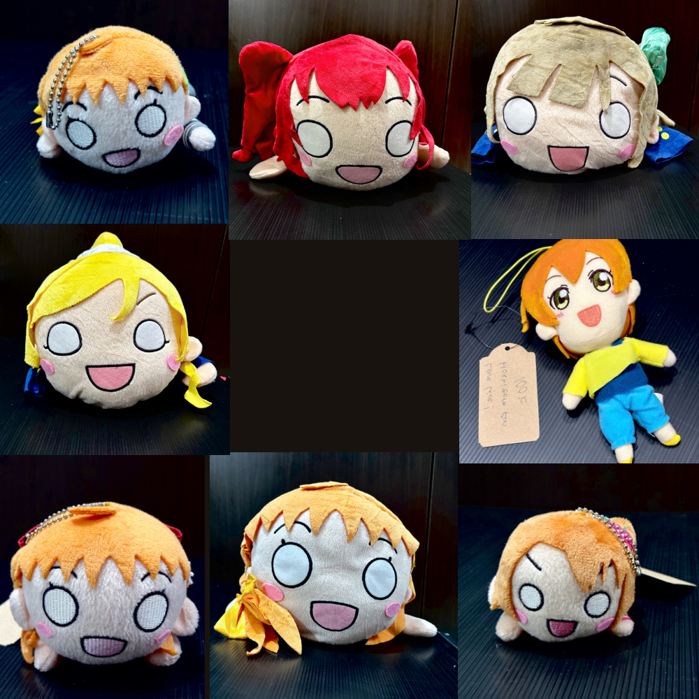 LOVE LIVE SUNSHINE - CHIKA HONOKA RIN KOTORI RUBY ELI - MERCHANDISE ORI JEPANG JAPAN PRELOVED MERCH 